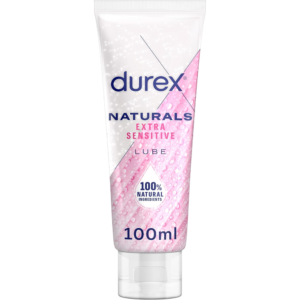 Durex Natural Extra Sensitive Lube 100ml Water-Based Intimate Gel Aloe Vera UK