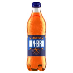 IRN-BRU ZERO Sugar Soft Drink Bottle 500ml