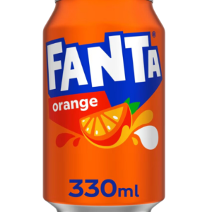 Fanta Orange Soft Drink Cans  330 mL