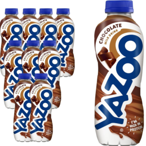 YAZOO Chocolate Milkshake 10 x 400ml High Protein & Calcium Flavoured Milk Drink