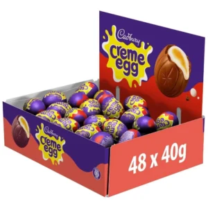 Cadbury Creme Eggs 40g x48 Bulk Box Chocolate Easter Treat BB Jul 2026